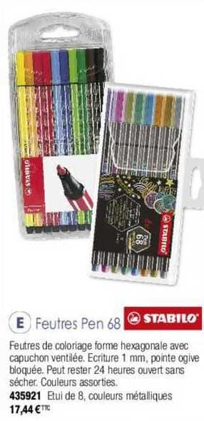 feutres pen 68