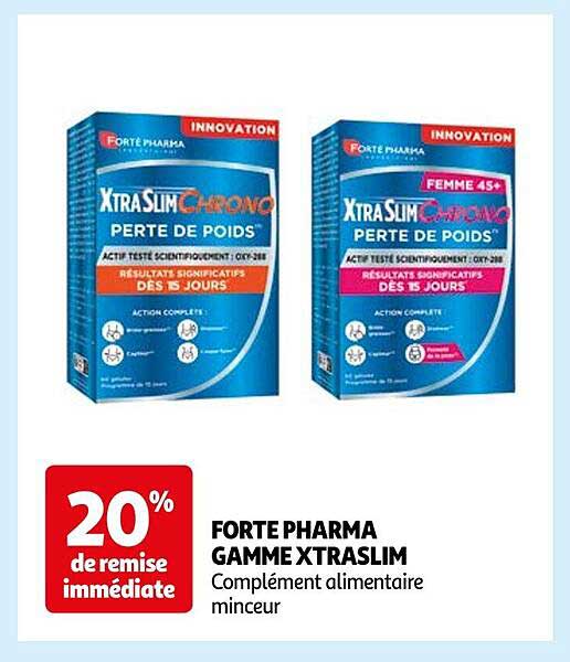forte pharma gamme xtraslim