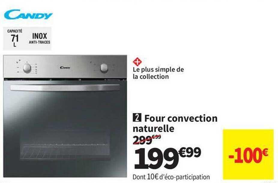 four convection naturelle candy