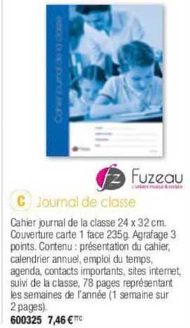 fuzeau journal de classe