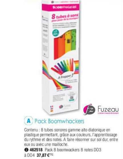 fuzeau pack boomwhackers