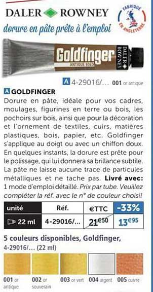 goldfinger daller rowney