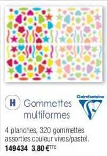 gommettes multiformes