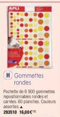 gommettes rondes