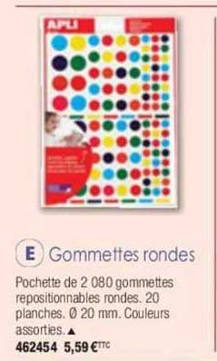 gommettes rondes