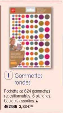 gommettes rondes