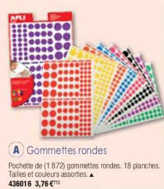 gommettes rondes
