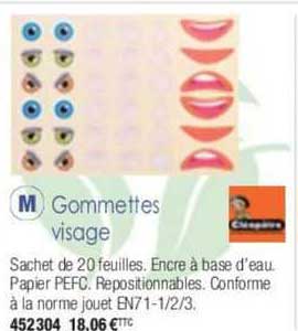 gommettes visage