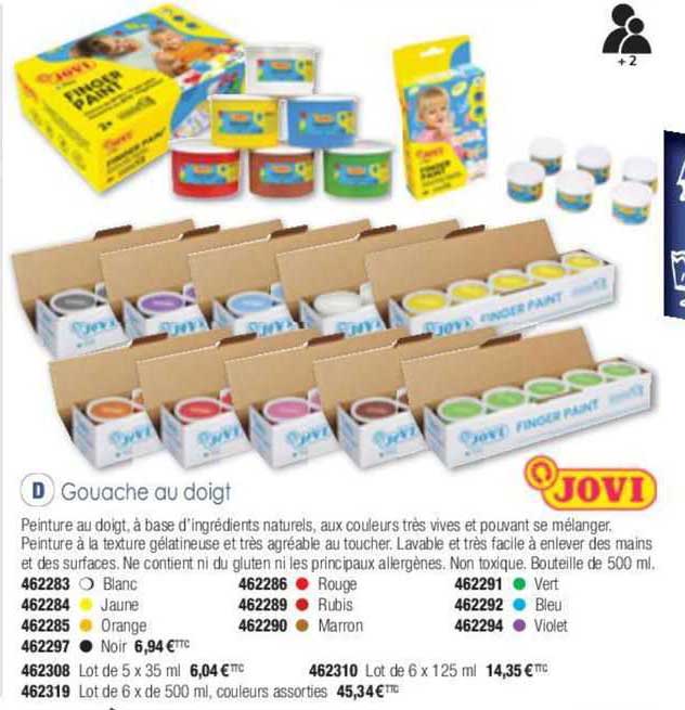 gouache au doigt jovi