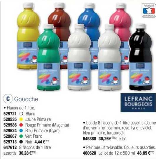 Gouache Lefranc Bourgeois