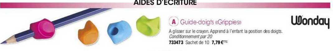 Guide-doigts «grippies» Wonday