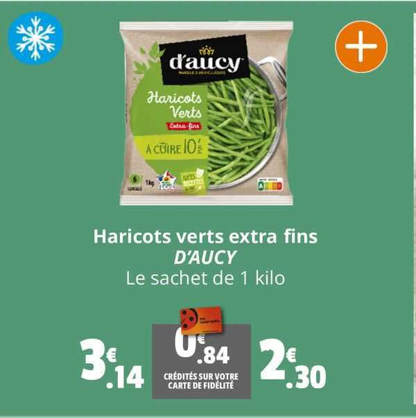 haricots verts extra finis d'aucy