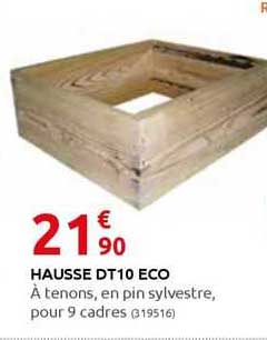 hausse dt 10 eco