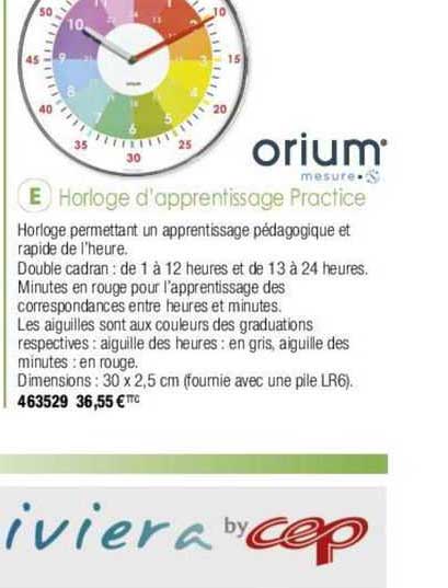 horloge d'apprentissage practice