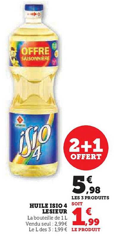 Huile Isio 4 Lesieur