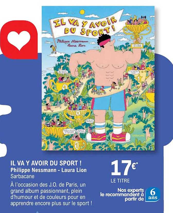 il va y avoir du sport ! philippe nessmann - laura lion sarbacane