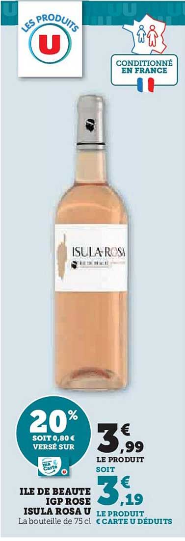 île de beauté igp rose isula rosa u