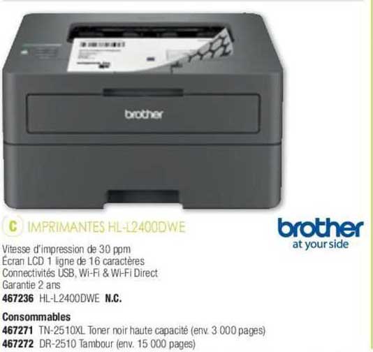 imprimantes hl-l2400dwe brother