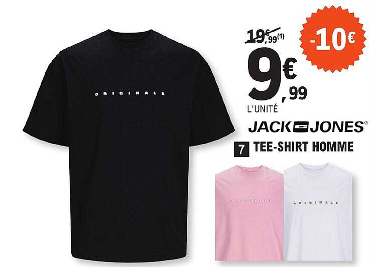 jack jones tee-shirt homme