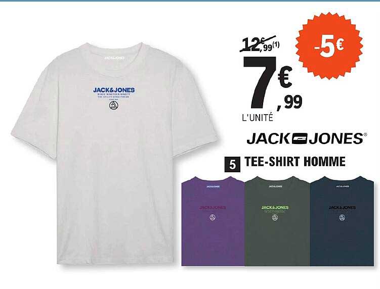 jack jones tee-shirt homme