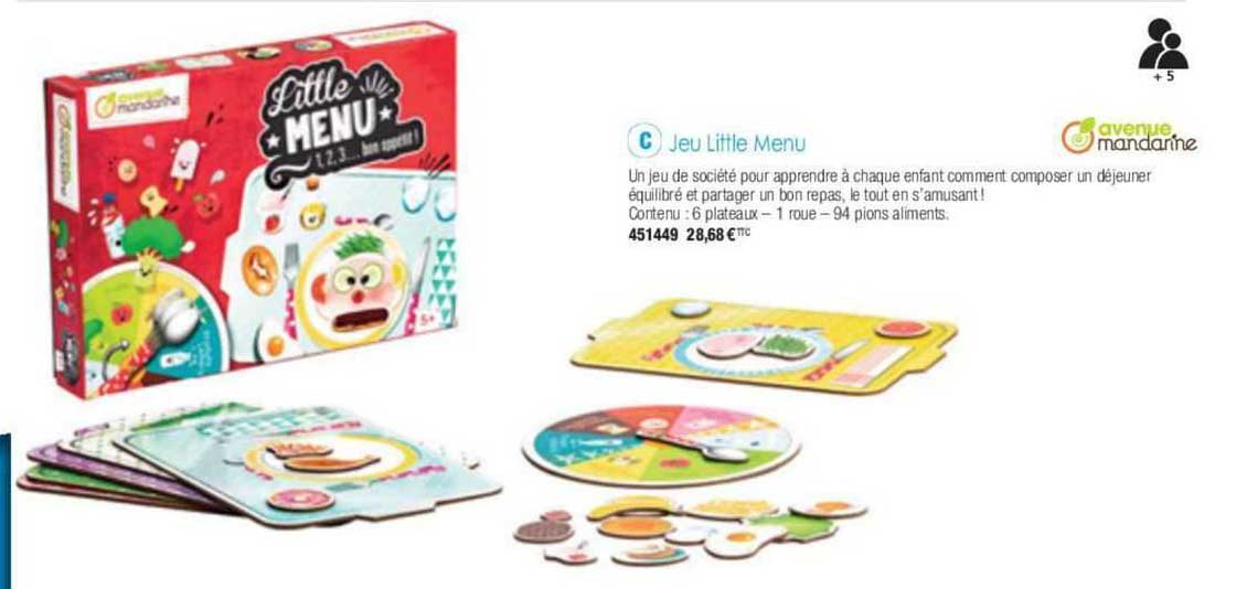 jeu little menu