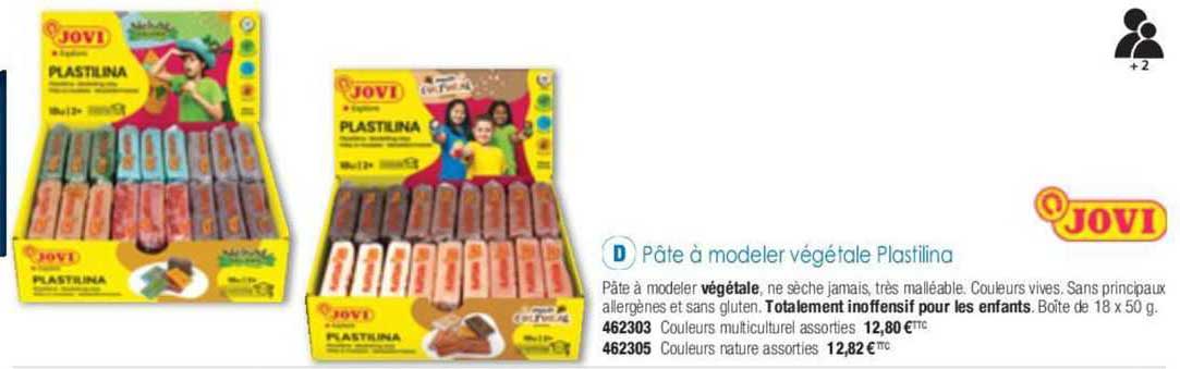 Jovi Pâte à Modeler Végétale Plastilina