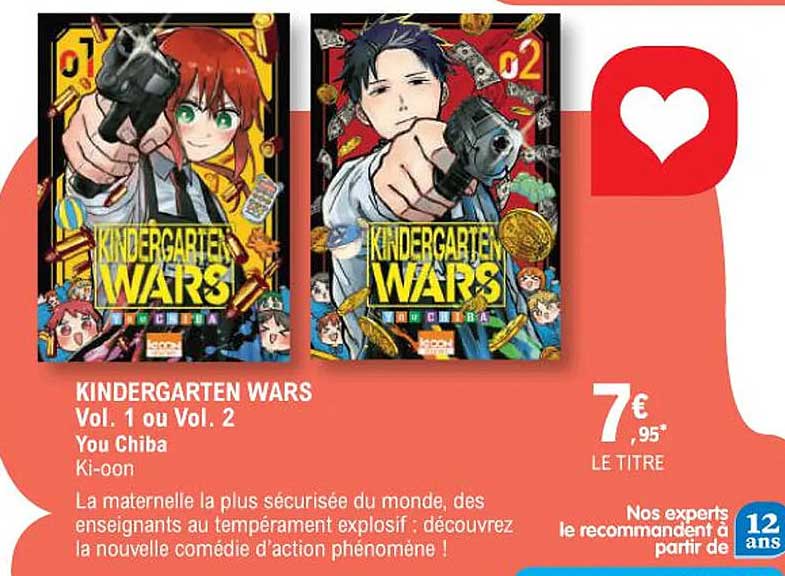 kindergarten wars vol. 1 ou vol. 2 you chiba