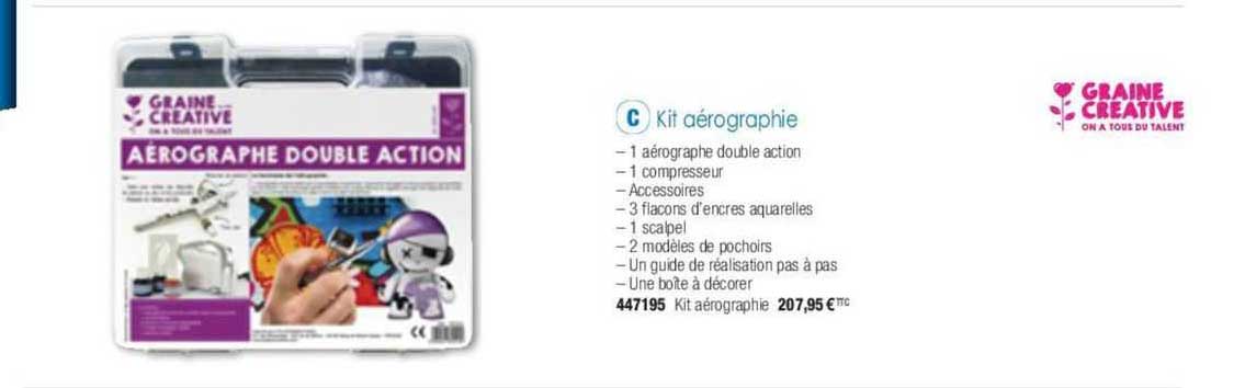 kit aérographie graine créative