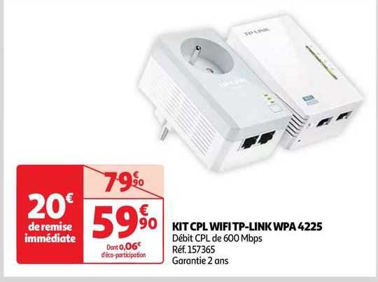 kit cpl wifi tp-link wpa 4225