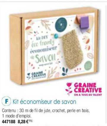 kit économiseur de savon graine créative
