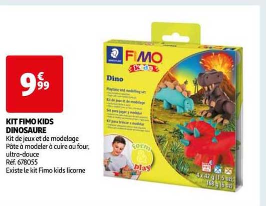 kit fimo kids dinosaure