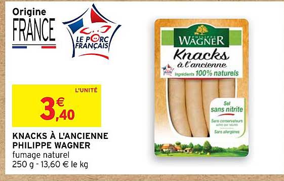 knacks à l'ancienne philippe wagner