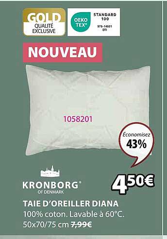 kronborg taie d'oreiller diana
