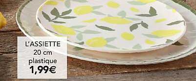 l'assiette 20 cm