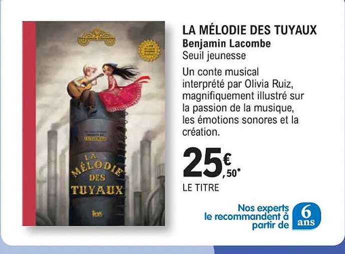 la mélodie des tuyaux benjamin lacombe