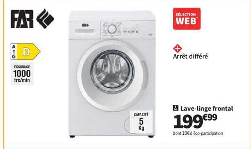 lave-linge frontal far