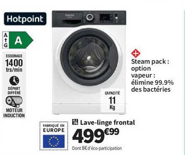 lave-linge frontal hotpoint