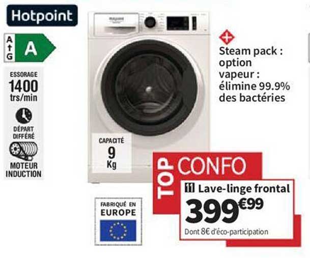 lave-linge frontal hotpoint