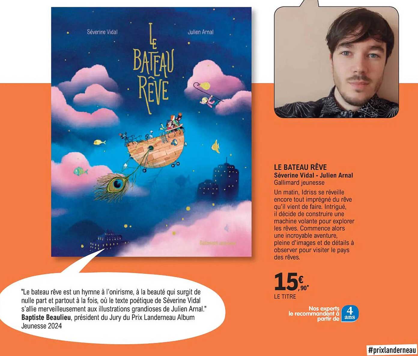 le bateau rêve séverine vidal - julien arnal