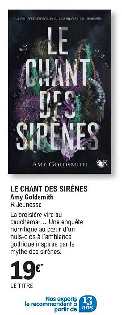 le chant des sirènes amy goldsmith r jeunesse