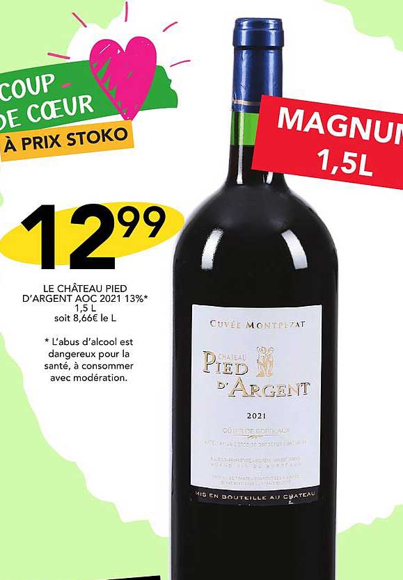 le château pied d'argent aoc 2021 13%