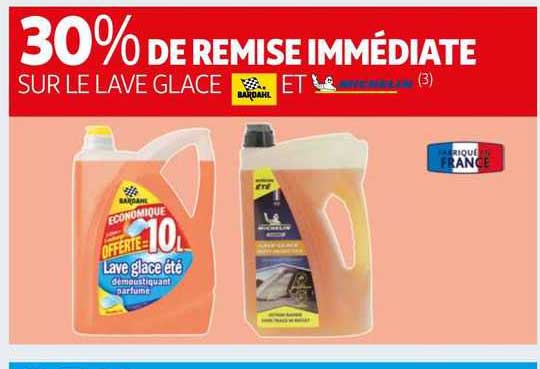 le lave glace bardahl, et michelin