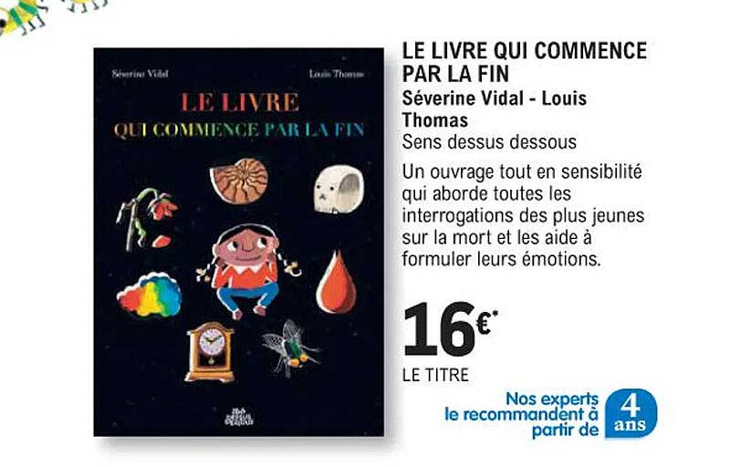 le livre qui commence par la fin - séverine vidal - louis thomas