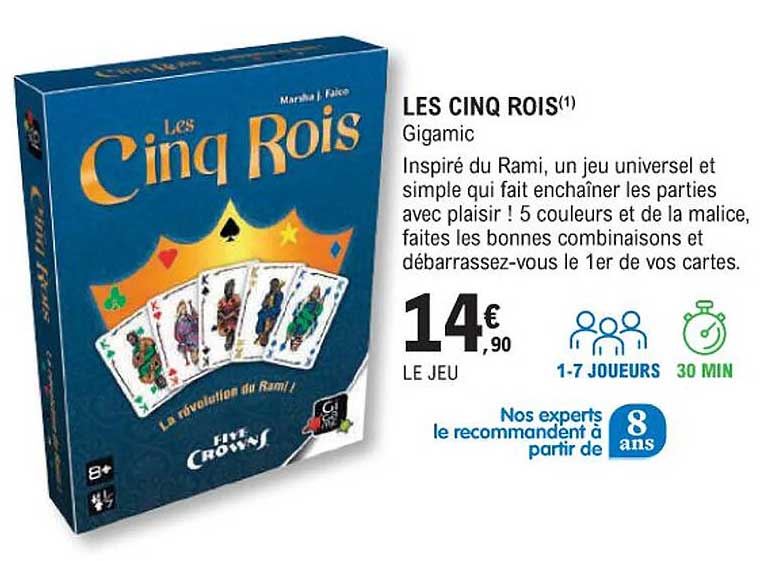 les cinq rois - gigamic
