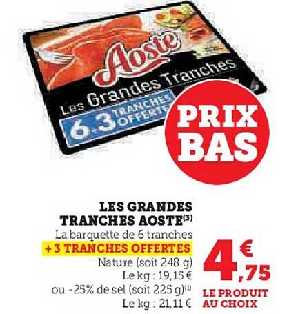 les grandes tranches aoste