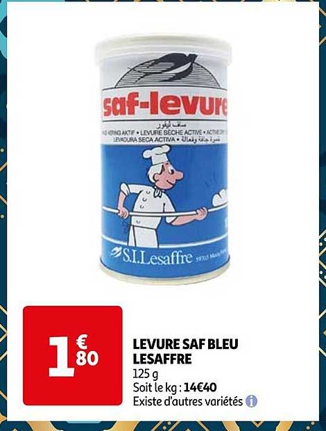 levure saf bleu lesaffre