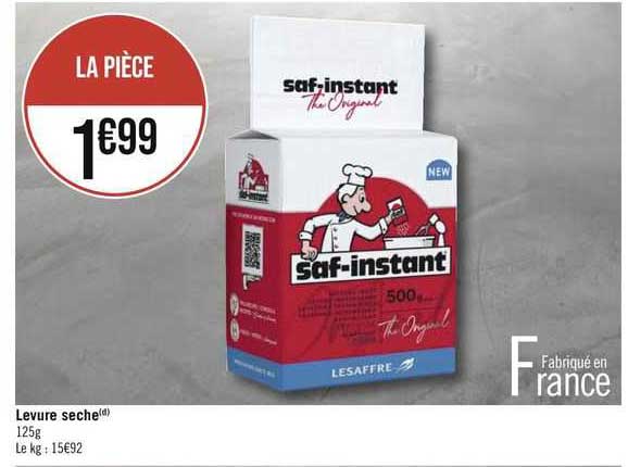 levure sèche saf-instant