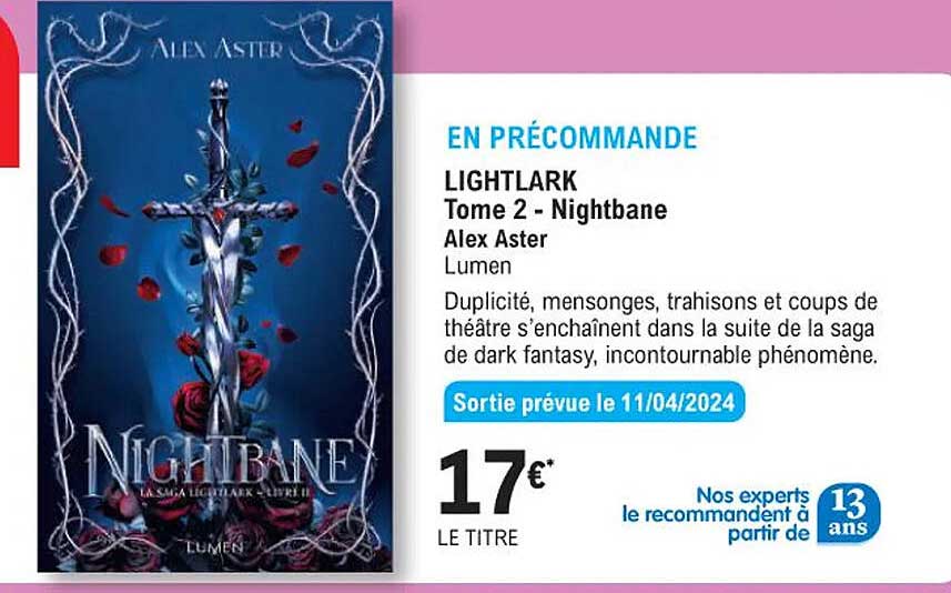 lightlark tome 2 - nightbane alex aster lumen