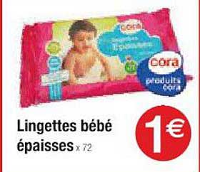 lingettes bébé épaisses