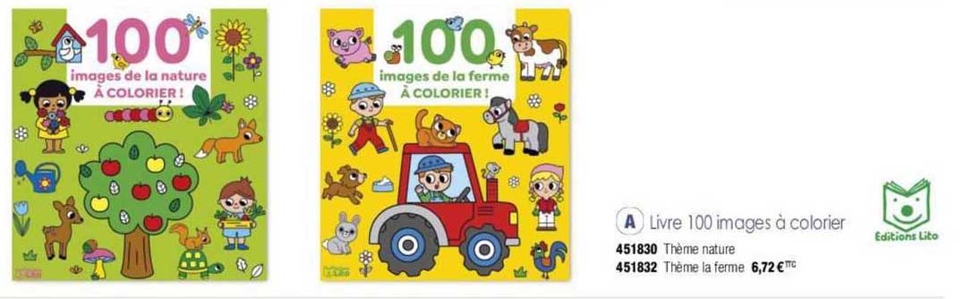livre 100 images à colorier